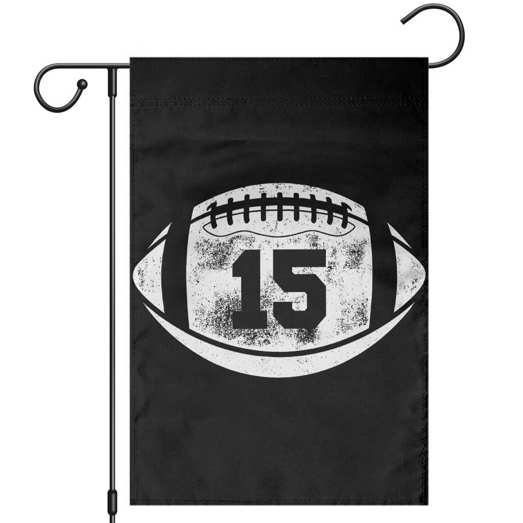 Personalized Football Game Day Garden Flag Custom Number Cute Senior Mom Mama TS10 Black Print Your Wear
