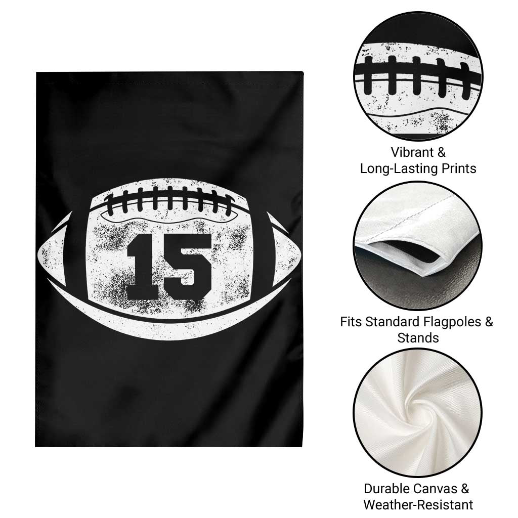 Personalized Football Game Day Garden Flag Custom Number Cute Senior Mom Mama TS10 Print Your Wear