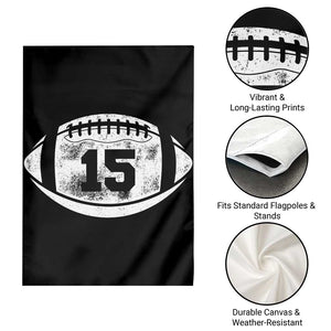Personalized Football Game Day Garden Flag Custom Number Cute Senior Mom Mama TS10 Print Your Wear