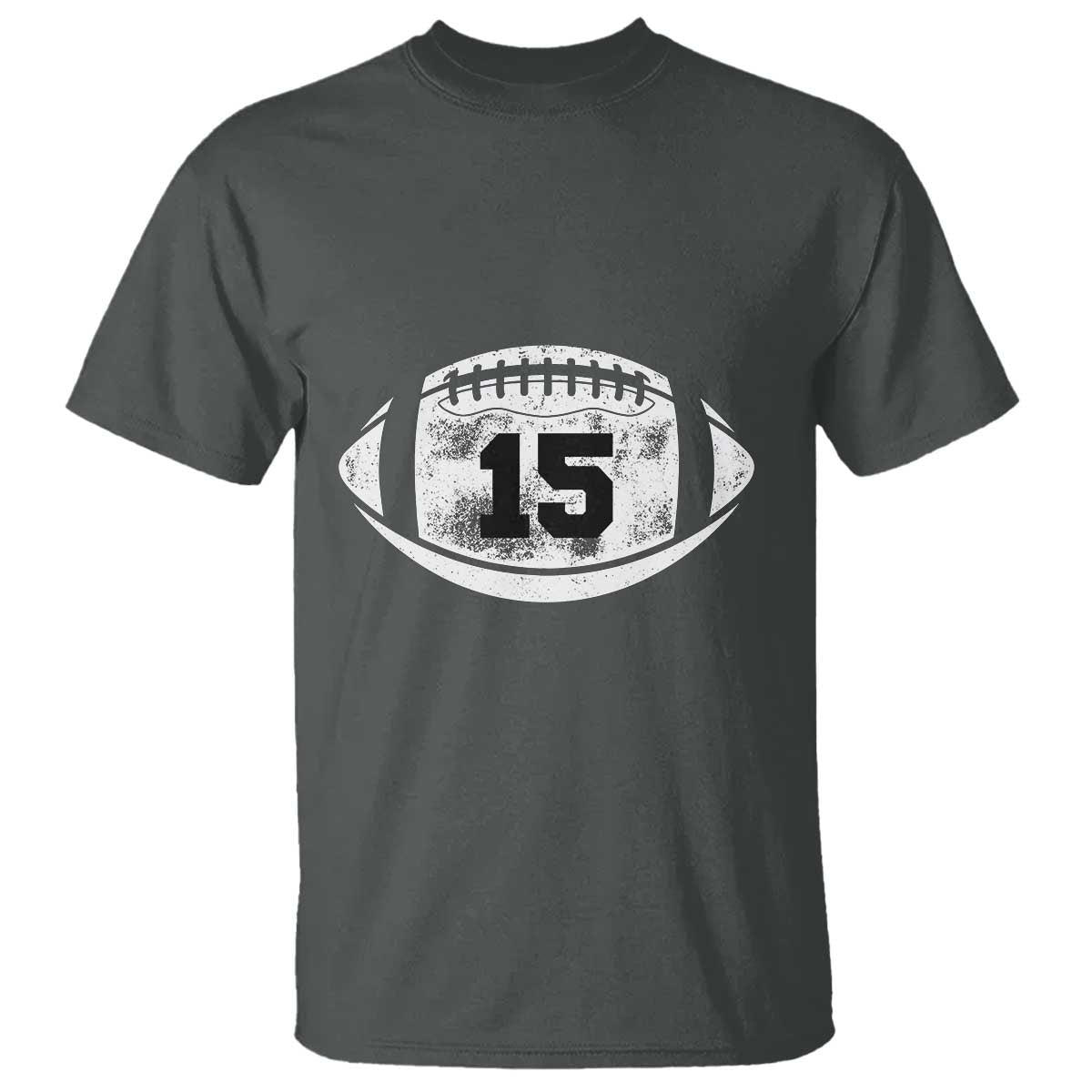 Personalized Football Game Day T Shirt Custom Number Cute Senior Mom Mama TS10 Dark Heather Print Your Wear