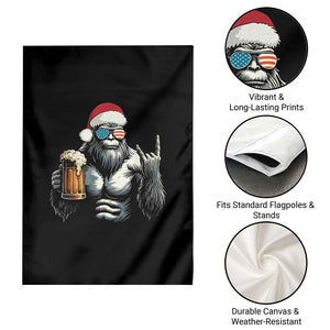 Bigfoot Christmas Garden Flag Most Wonderful Xmas Sasquatch Beer TS10 Print Your Wear