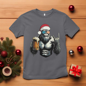 Bigfoot Christmas T Shirt Most Wonderful Xmas Sasquatch Beer TS10 Charcoal Print Your Wear