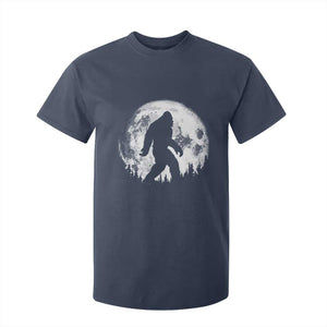 Bigfoot Night Stroll T Shirt For Kid Cool Full Moon & Trees Sasquatch TS10 Navy Print Your Wear