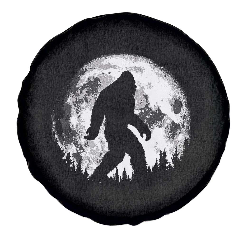 Bigfoot Night Stroll Spare Tire Cover Cool Full Moon & Trees Sasquatch TS10 Print Your Wear
