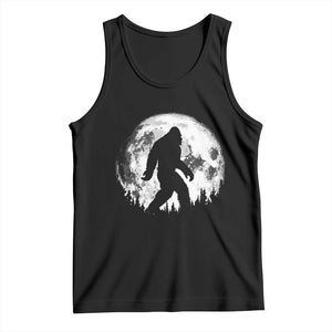 Bigfoot Night Stroll Tank Top Cool Full Moon & Trees Sasquatch TS10 Black Print Your Wear