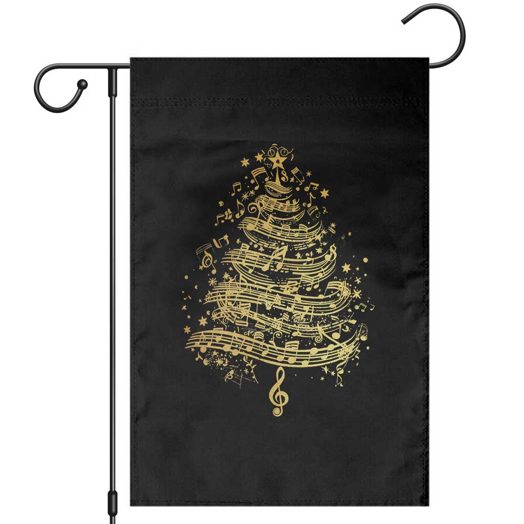 Music Christmas Tree Garden Flag Musician Music Lover Gift TS10 Black Print Your Wear