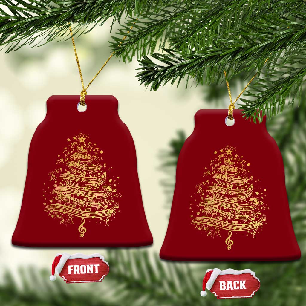 Music Christmas Tree Ceramic Ornament Musician Music Lover Gift TS10 Print Your Wear