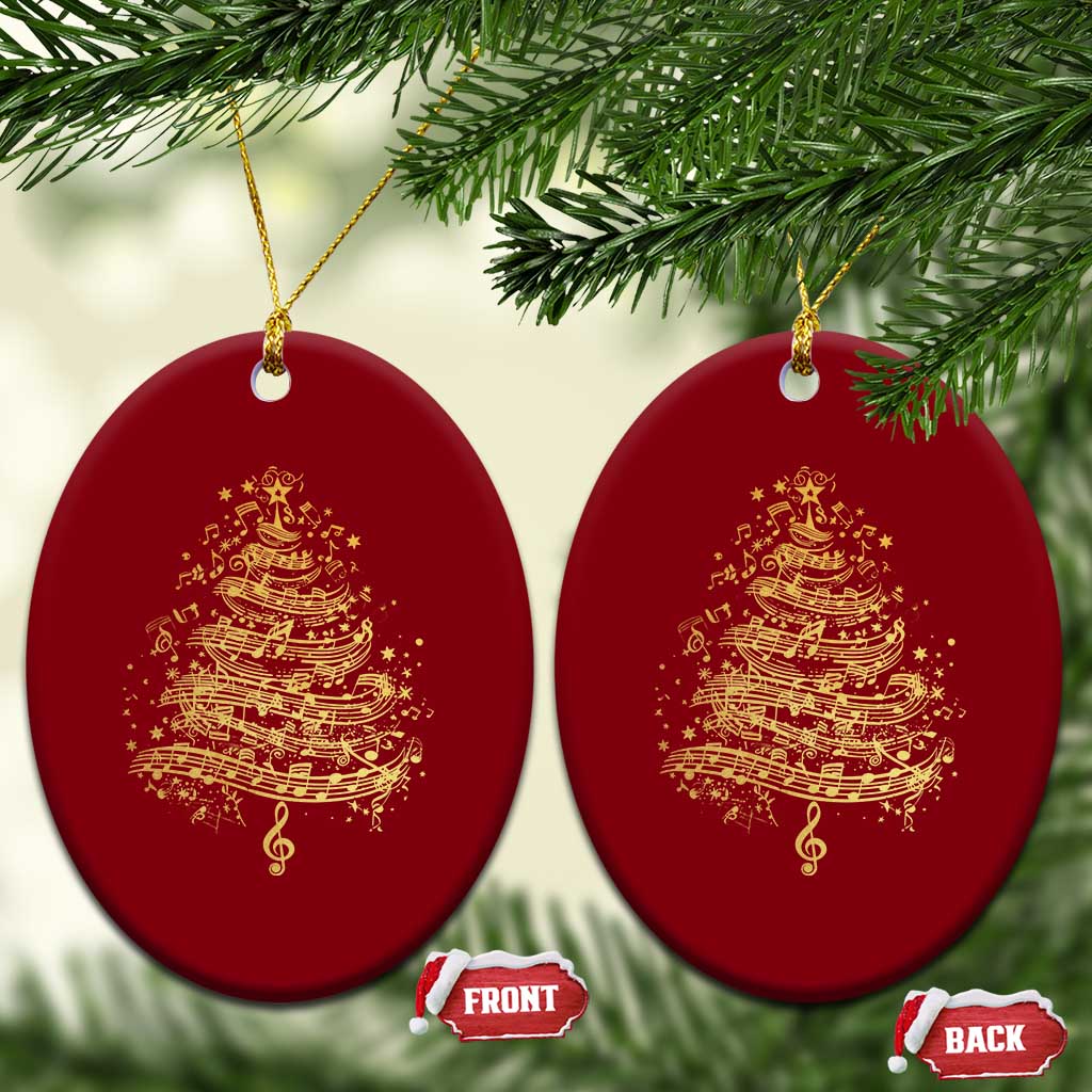 Music Christmas Tree Ceramic Ornament Musician Music Lover Gift TS10 Print Your Wear