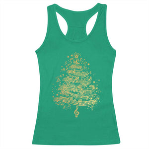 Music Christmas Tree Racerback Tank Top Musician Music Lover Gift TS10 Irish Green Print Your Wear