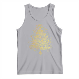 Music Christmas Tree Tank Top Musician Music Lover Gift TS10 Athletic Heather Print Your Wear