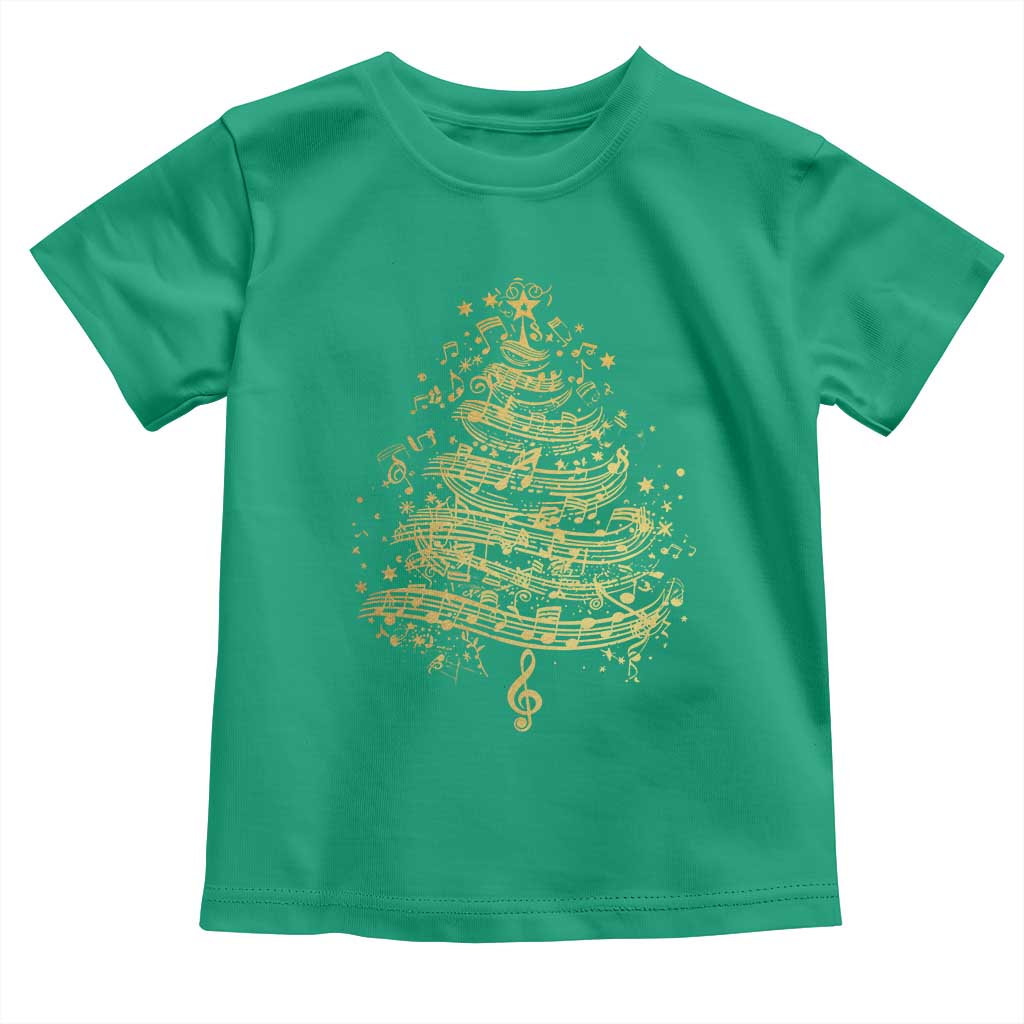 Music Christmas Tree Toddler T Shirt Musician Music Lover Gift TS10 Irish Green Print Your Wear