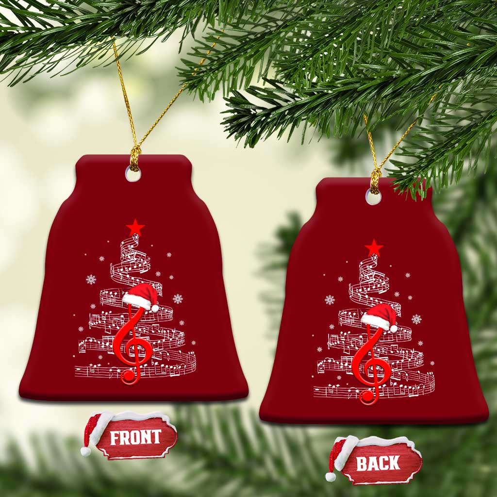 Christmas Tree Music Ceramic Ornament Musician Music Lover Gift TS10 Print Your Wear