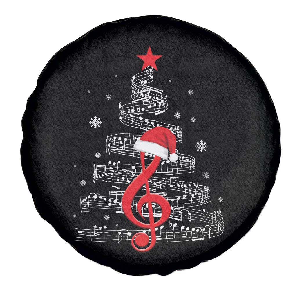Christmas Tree Music Spare Tire Cover Musician Music Lover Gift TS10 Print Your Wear