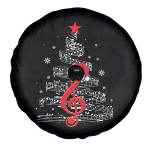 Christmas Tree Music Spare Tire Cover Musician Music Lover Gift TS10 Print Your Wear