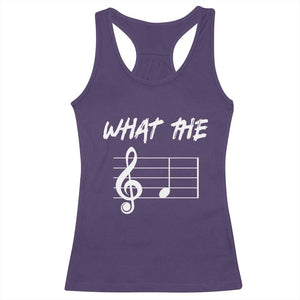 Funny What The F Musical Note Racerback Tank Top Funny Musician Gift TS10 Purple Print Your Wear