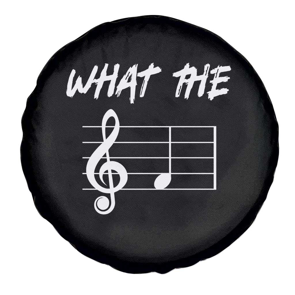 Funny What The F Musical Note Spare Tire Cover Funny Musician Gift TS10 Print Your Wear