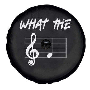 Funny What The F Musical Note Spare Tire Cover Funny Musician Gift TS10 Print Your Wear