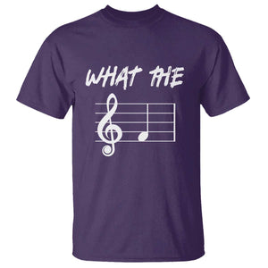 Funny What The F Musical Note T Shirt Funny Musician Gift TS10 Purple Print Your Wear