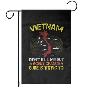 Agent Orange Dioxin Garden Flag Vietnam Veteran Vet Gifts TS10 Black Print Your Wear