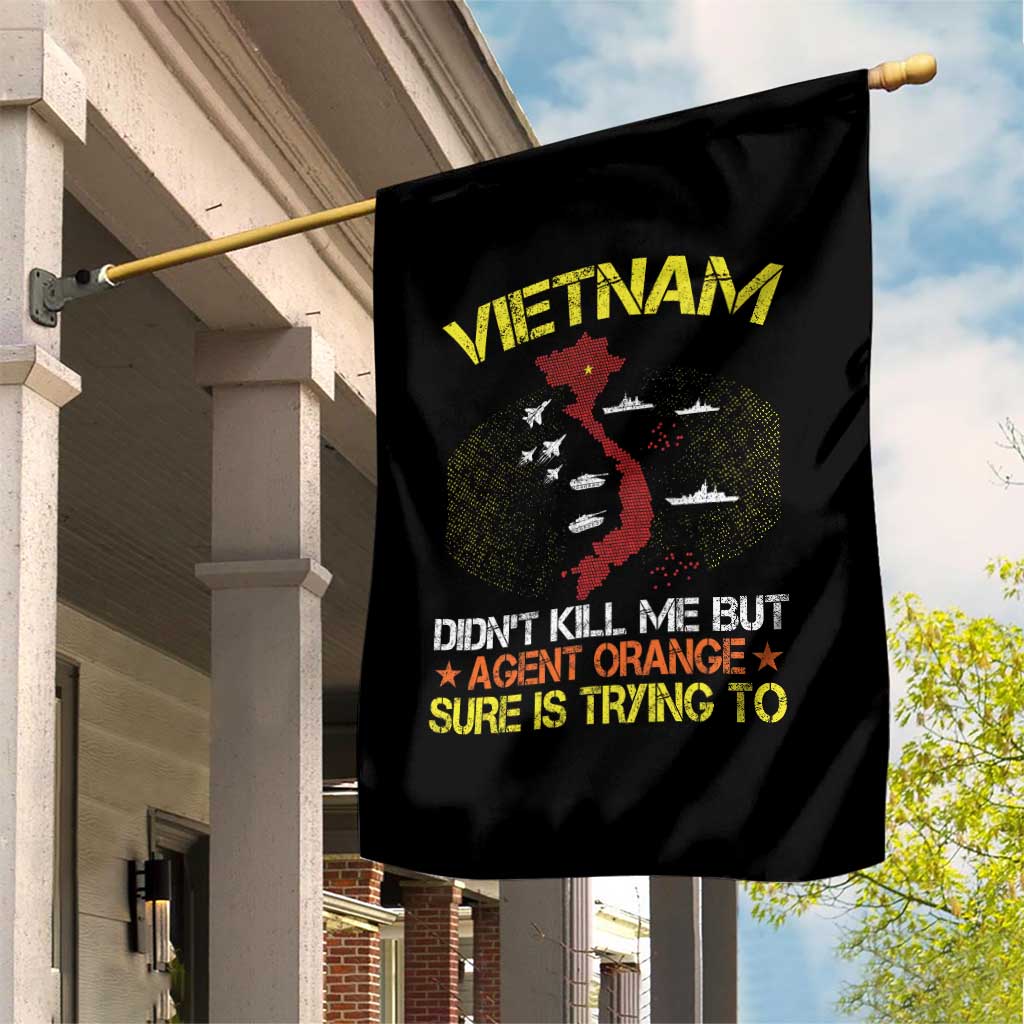 Agent Orange Dioxin Garden Flag Vietnam Veteran Vet Gifts TS10 Print Your Wear