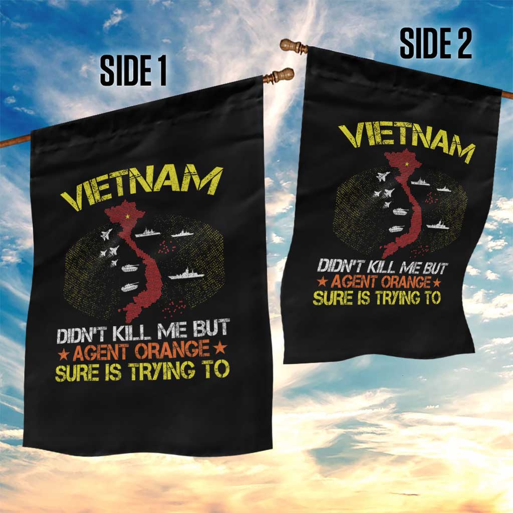Agent Orange Dioxin Garden Flag Vietnam Veteran Vet Gifts TS10 Print Your Wear