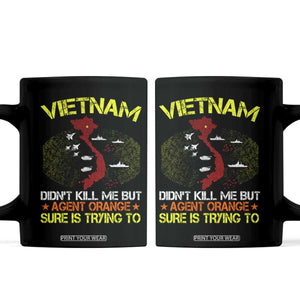 Agent Orange Dioxin Coffee Mug Vietnam Veteran Vet Gifts TS10 Black Print Your Wear