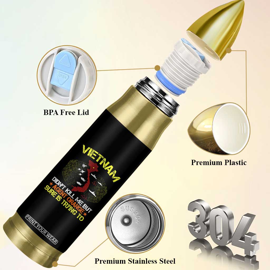 Agent Orange Dioxin Bullet Tumbler Vietnam Veteran Vet Gifts TS10 Print Your Wear