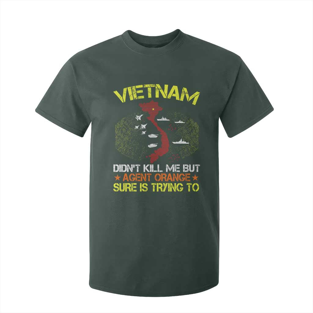 Agent Orange Dioxin T Shirt For Kid Vietnam Veteran Vet Gifts TS10 Dark Forest Green Print Your Wear