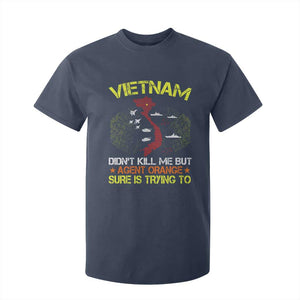 Agent Orange Dioxin T Shirt For Kid Vietnam Veteran Vet Gifts TS10 Navy Print Your Wear