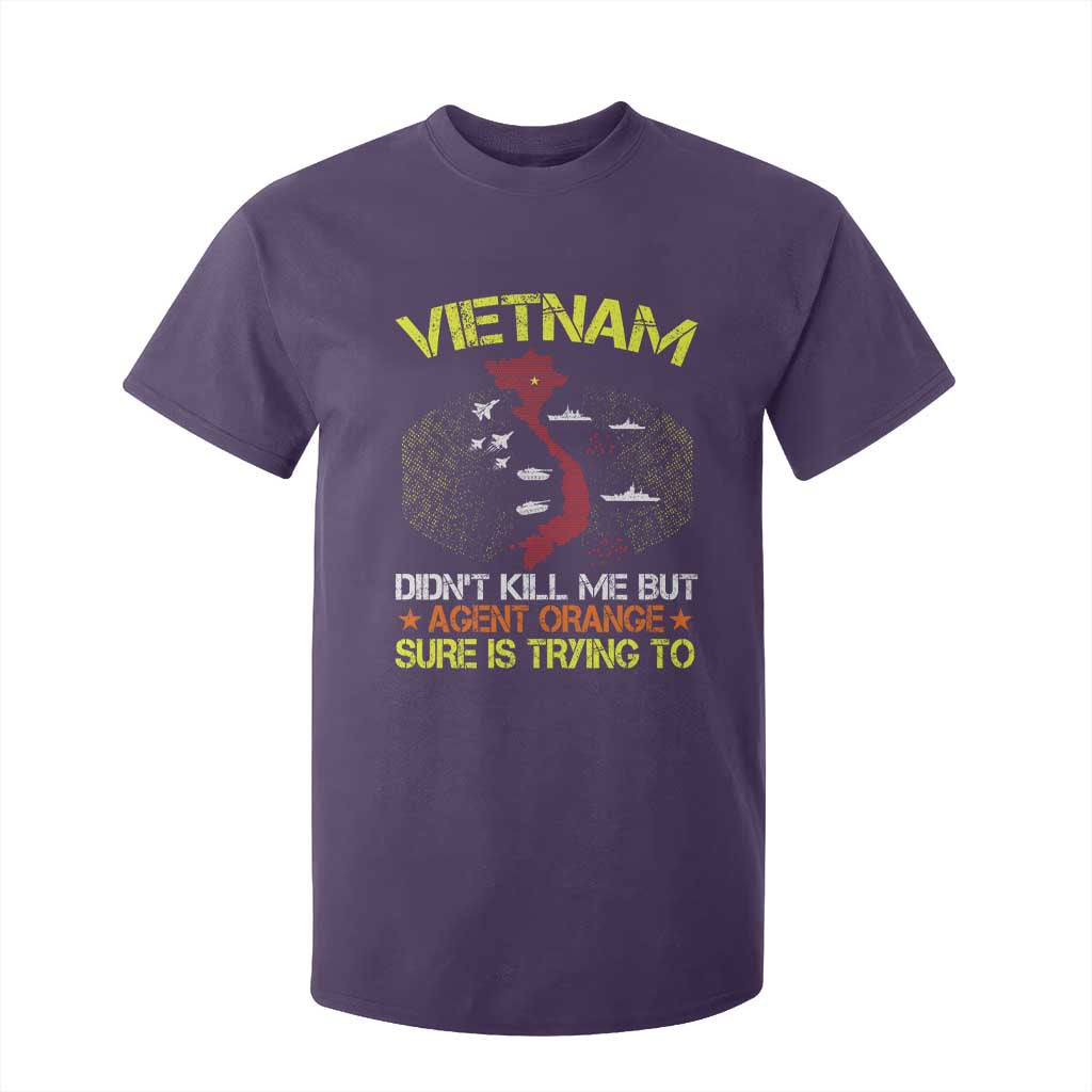 Agent Orange Dioxin T Shirt For Kid Vietnam Veteran Vet Gifts TS10 Purple Print Your Wear