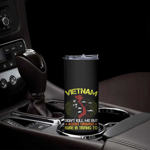 Agent Orange Dioxin Skinny Tumbler Vietnam Veteran Vet Gifts TS10 Print Your Wear
