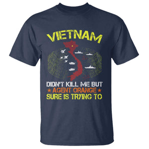 Agent Orange Dioxin T Shirt Vietnam Veteran Vet Gifts TS10 Navy Print Your Wear