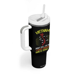 Agent Orange Dioxin Tumbler With Handle Vietnam Veteran Vet Gifts TS10 Print Your Wear