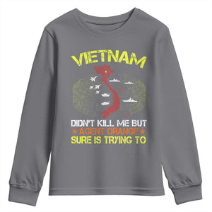 Agent Orange Dioxin Youth Sweatshirt Vietnam Veteran Vet Gifts TS10 Charcoal Print Your Wear