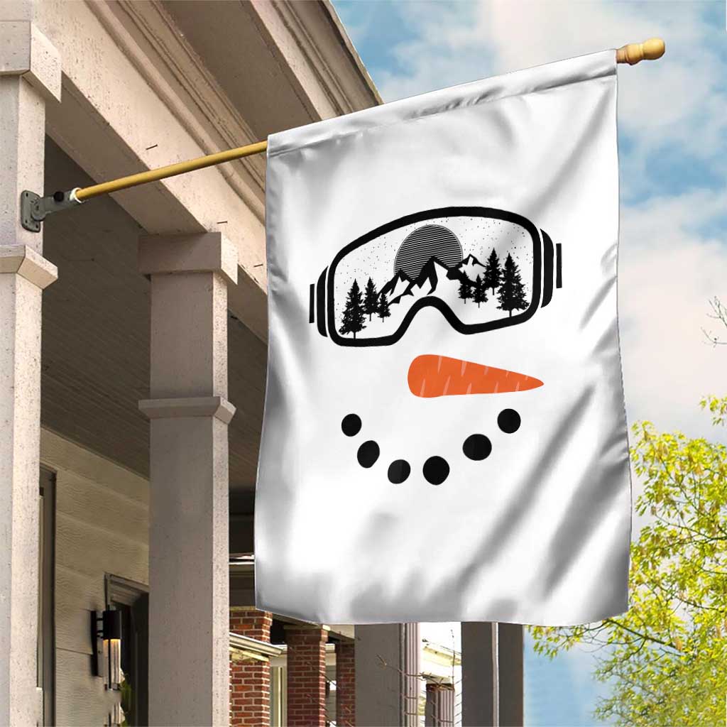 Ski Snowboard Snowman Face Garden Flag Goggles Skiing Snow Ski Lover Skier TS10 Print Your Wear
