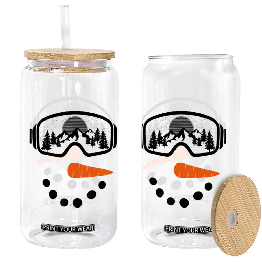 Ski Snowboard Snowman Face Glass Can Goggles Skiing Snow Ski Lover Skier TS10 Print Your Wear