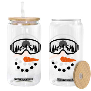 Ski Snowboard Snowman Face Glass Can Goggles Skiing Snow Ski Lover Skier TS10 Print Your Wear