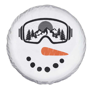 Ski Snowboard Snowman Face Spare Tire Cover Goggles Skiing Snow Ski Lover Skier TS10 Print Your Wear