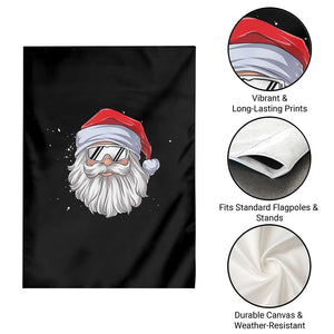 Skiing Santa Face Christmas Garden Flag Retro Ski Goggles Winter Sports Skiing Gift Snowboard TS10 Print Your Wear