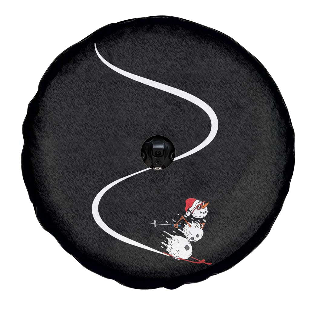 Skiing Snowman Spare Tire Cover Funny Ski Freeride Freeski Winter Sports Skiers TS10 Print Your Wear