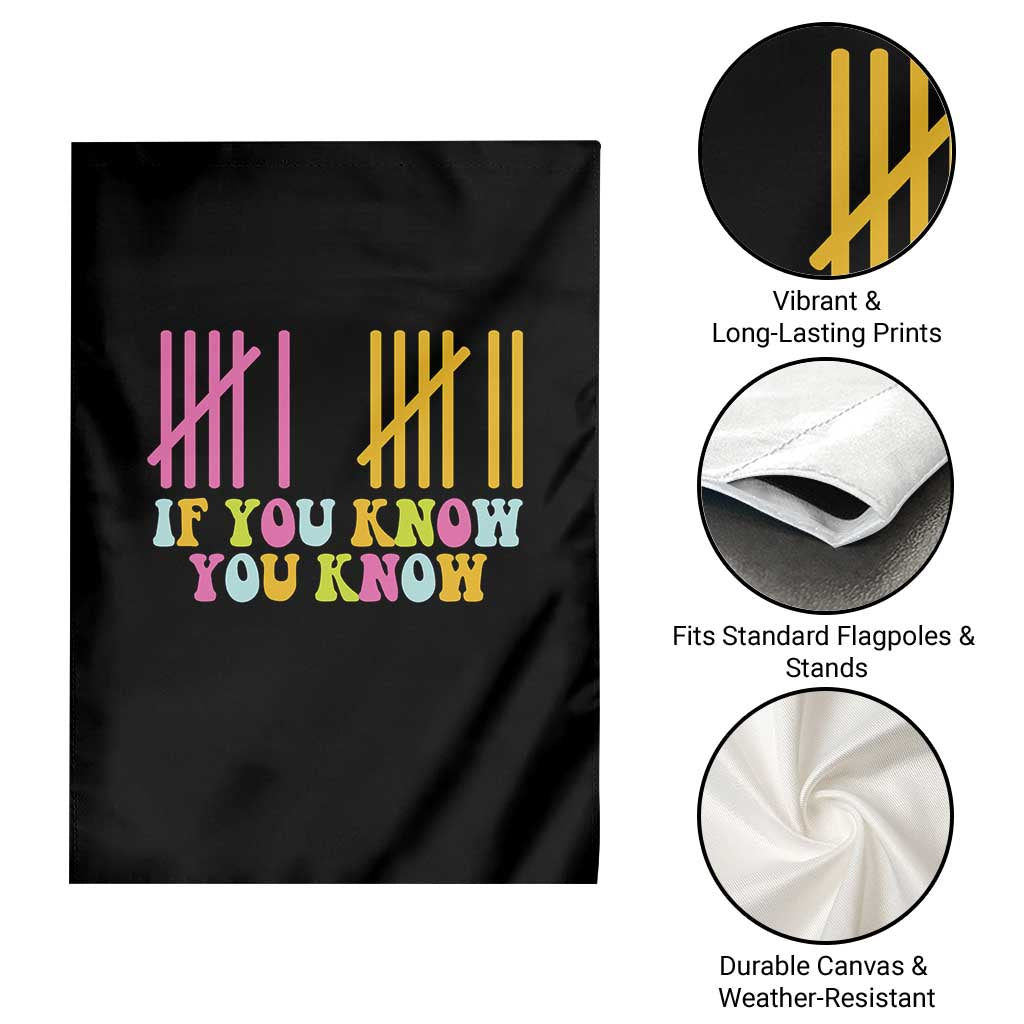 Funny Six Seven 6 7 Teen Slang Garden Flag If You Know You Know Viral Meme TS10 Print Your Wear