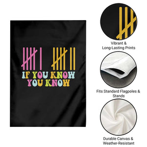 Funny Six Seven 6 7 Teen Slang Garden Flag If You Know You Know Viral Meme TS10 Print Your Wear