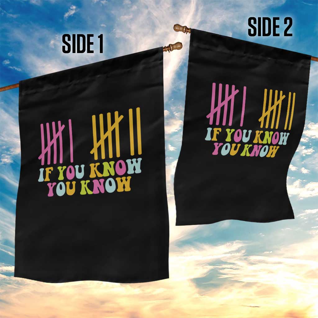 Funny Six Seven 6 7 Teen Slang Garden Flag If You Know You Know Viral Meme TS10 Print Your Wear