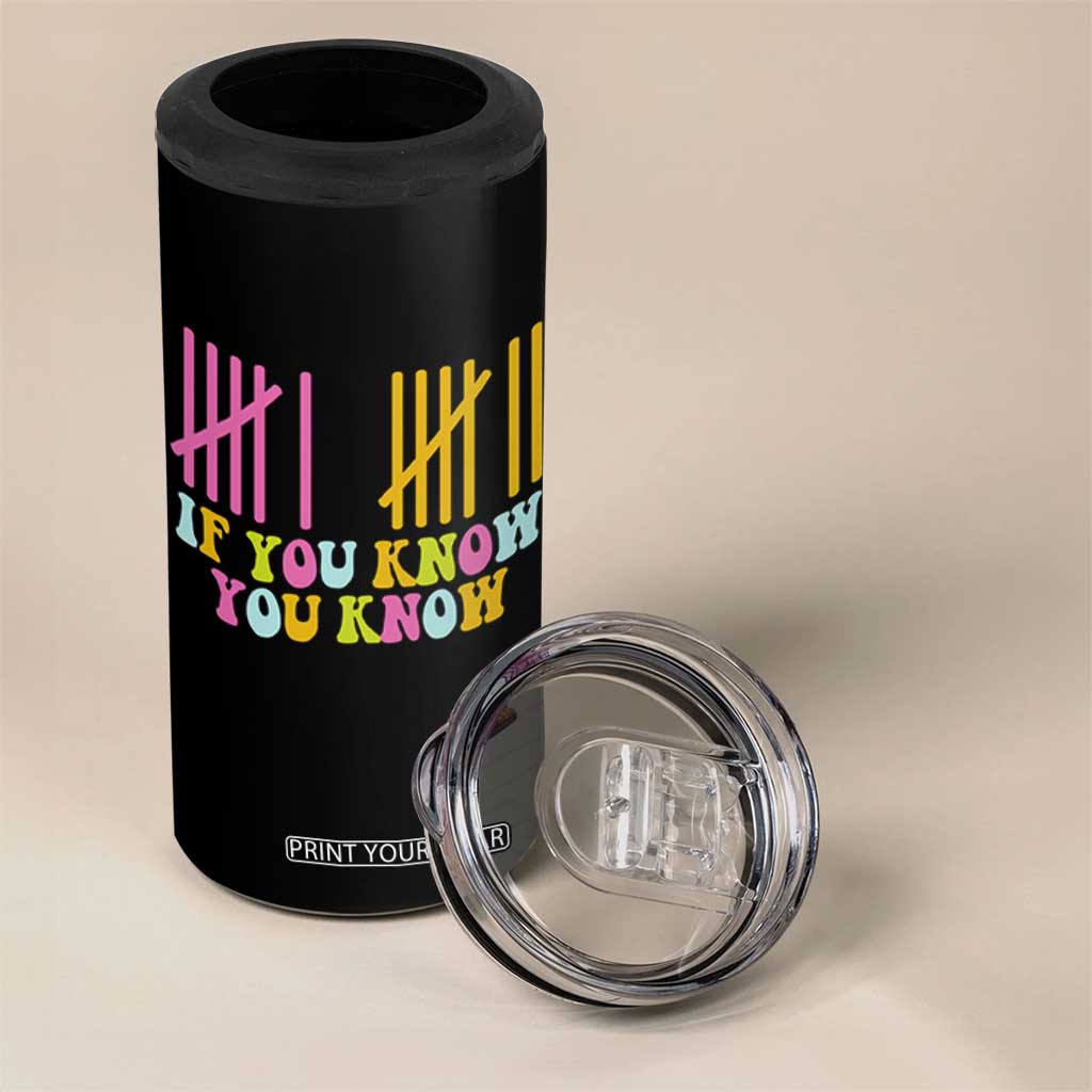 Funny Six Seven 6 7 Teen Slang 4 in 1 Can Cooler Tumbler If You Know You Know Viral Meme TS10 Print Your Wear