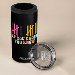 Funny Six Seven 6 7 Teen Slang 4 in 1 Can Cooler Tumbler If You Know You Know Viral Meme TS10 Print Your Wear