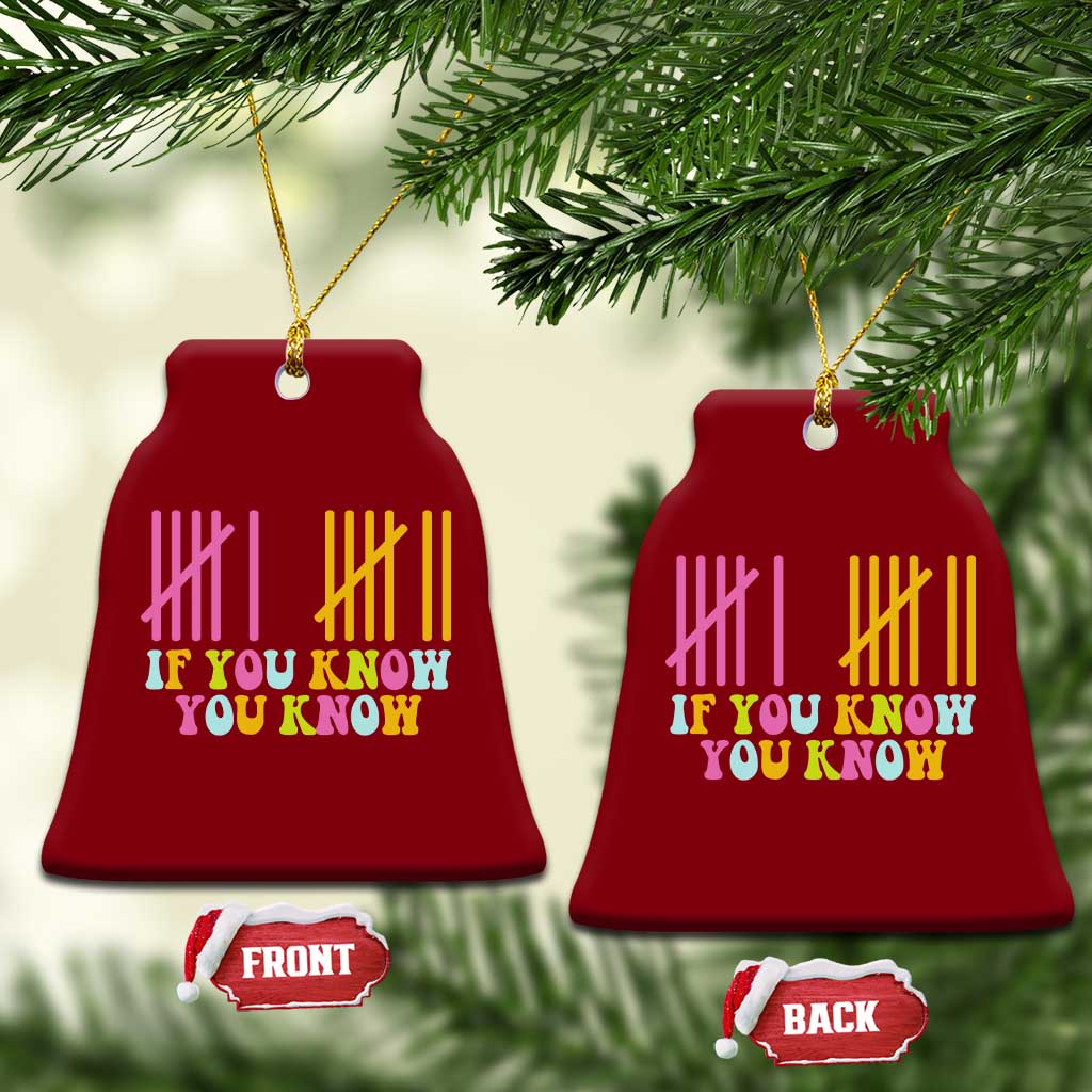 Funny Six Seven 6 7 Teen Slang Ceramic Ornament If You Know You Know Viral Meme TS10 Print Your Wear