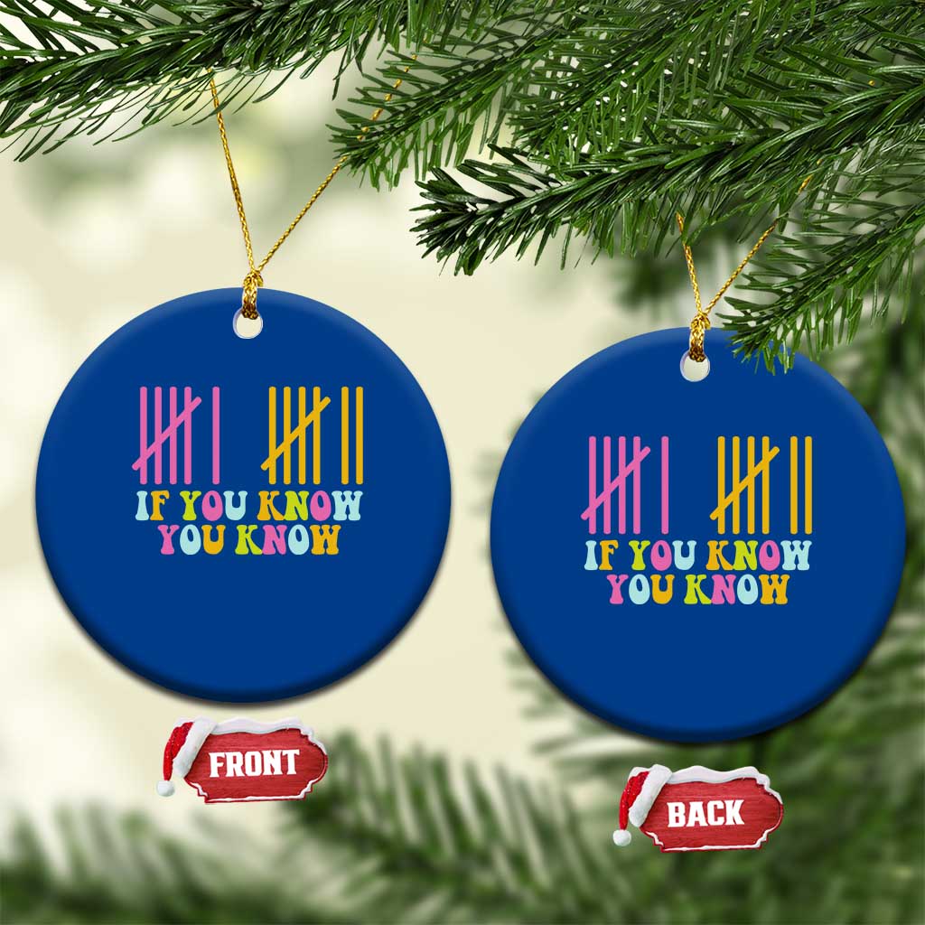 Funny Six Seven 6 7 Teen Slang Ceramic Ornament If You Know You Know Viral Meme TS10 1pc Blue Print Your Wear