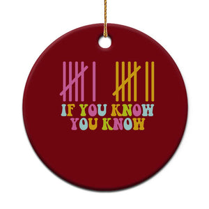Funny Six Seven 6 7 Teen Slang Ceramic Ornament If You Know You Know Viral Meme TS10 1pc Red Print Your Wear