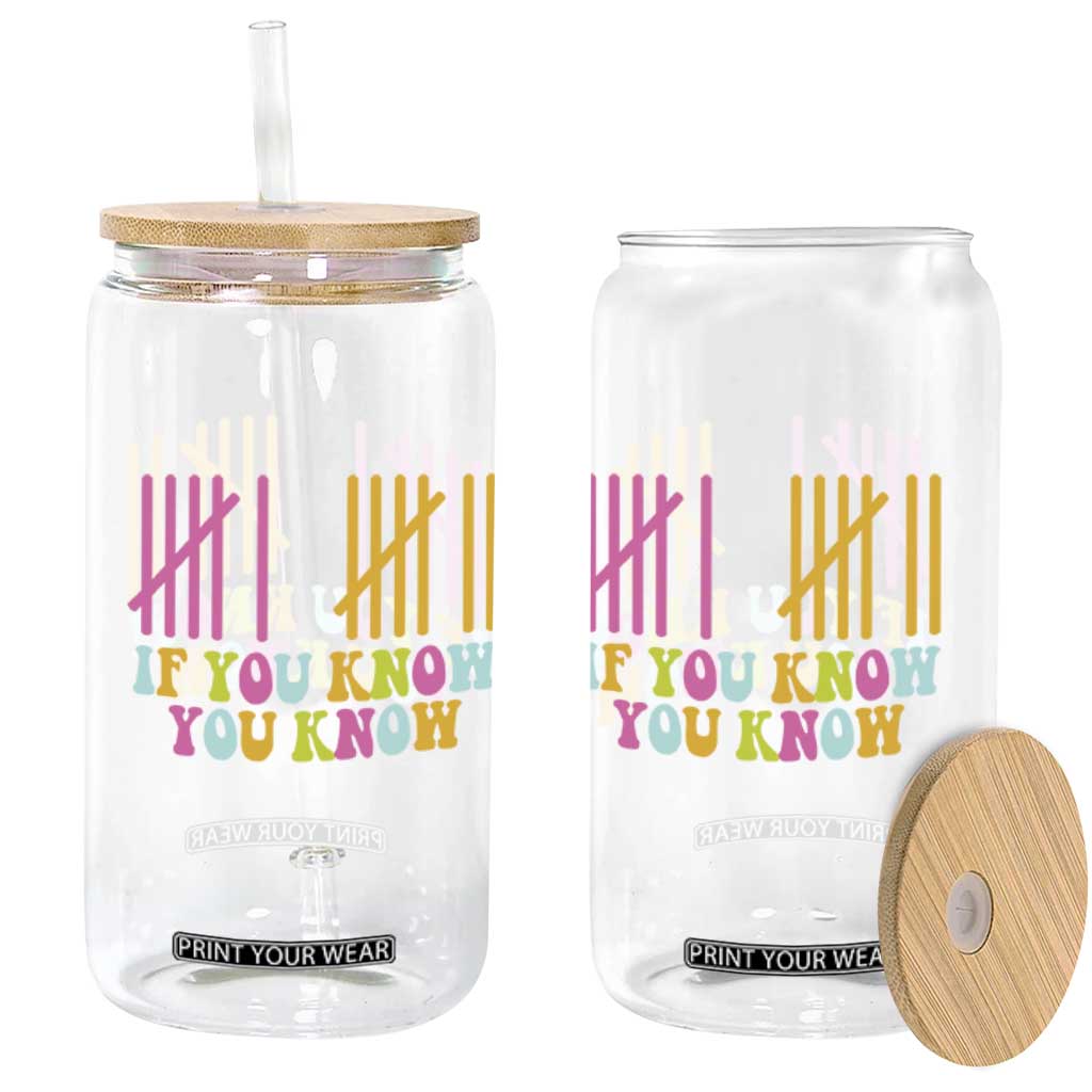 Funny Six Seven 6 7 Teen Slang Glass Can If You Know You Know Viral Meme TS10 Print Your Wear