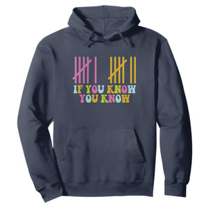Funny Six Seven 6 7 Teen Slang Hoodie If You Know You Know Viral Meme TS10 Navy Print Your Wear